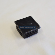 021215 - END CAP BLACK PLASTIC 38mm SQ