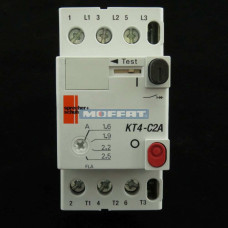 306470 - CIRCUIT BKR KT4C2AB25 BLACK/RED BUTTONS